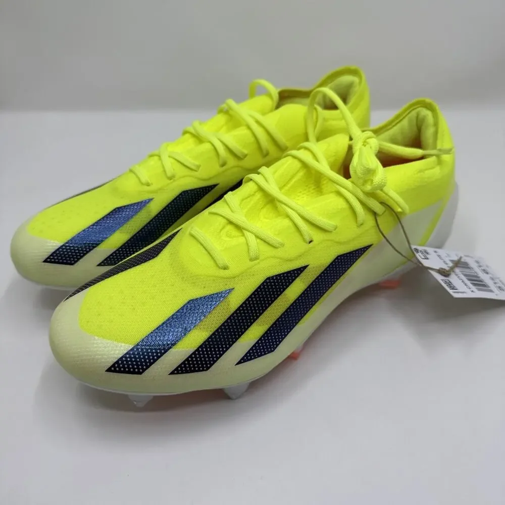 Men's Adidas X Crazyfast.1 Elite SG Cleats Boots Solar Energy IF0665 Size 5.5
